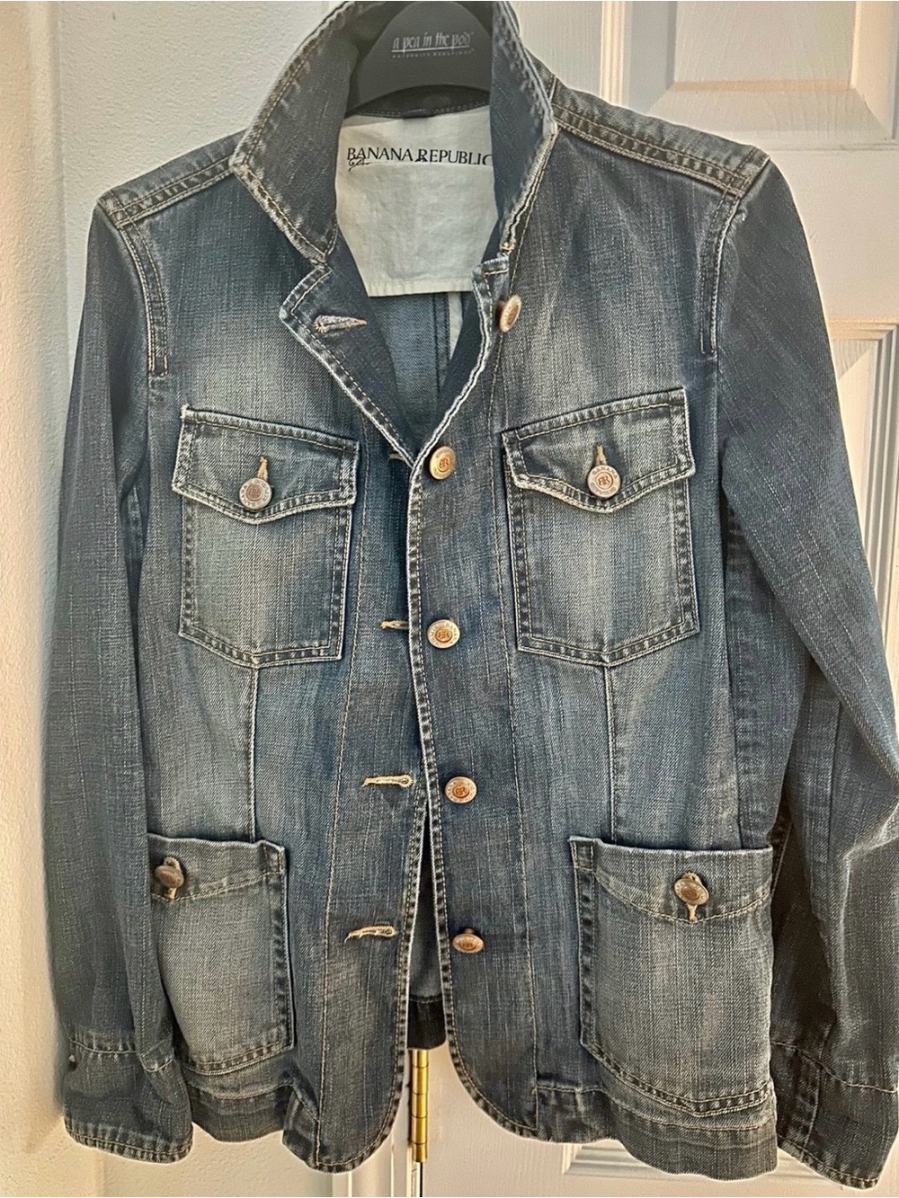 Banana Republic Faded Blue Denim Jacket